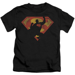 Superman S Shield Knockout - Kid's T-Shirt Kid's T-Shirt (Ages 4-7) Superman   