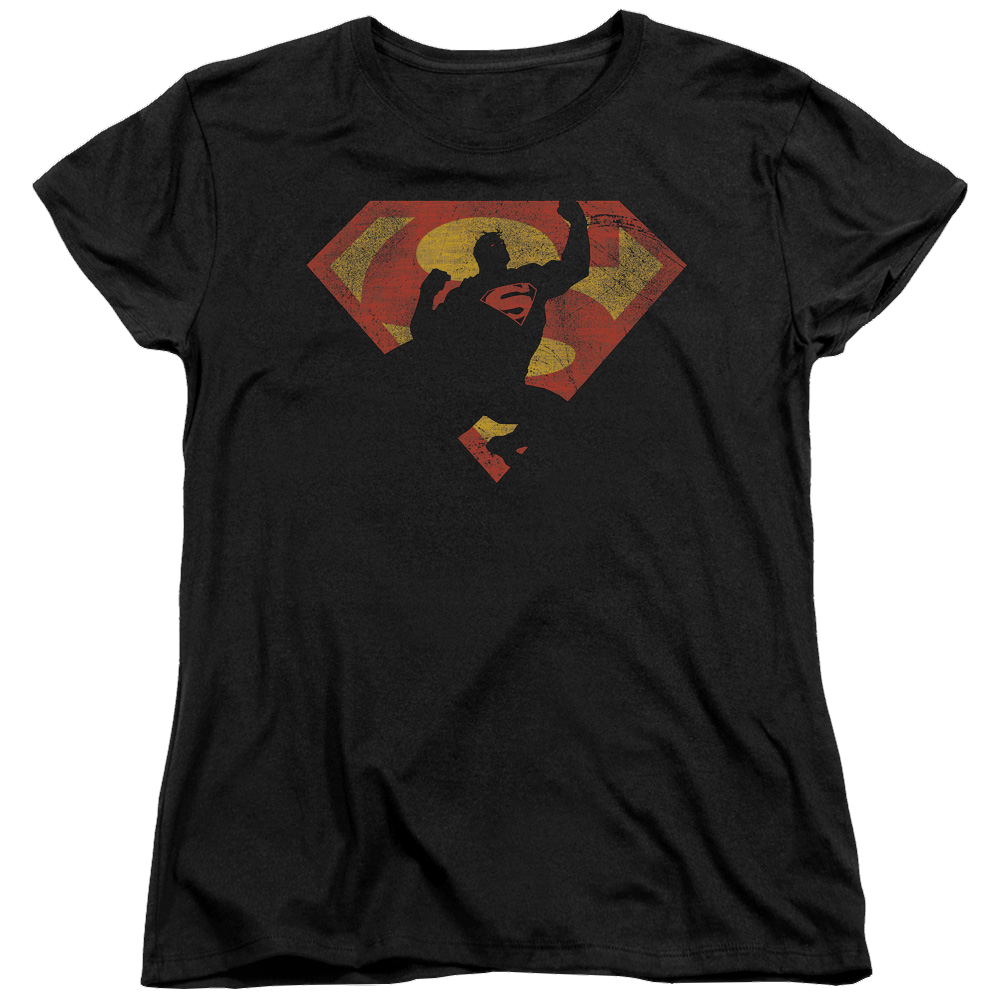 Superman S Shield Knockout - Women's T-Shirt Women's T-Shirt Superman   