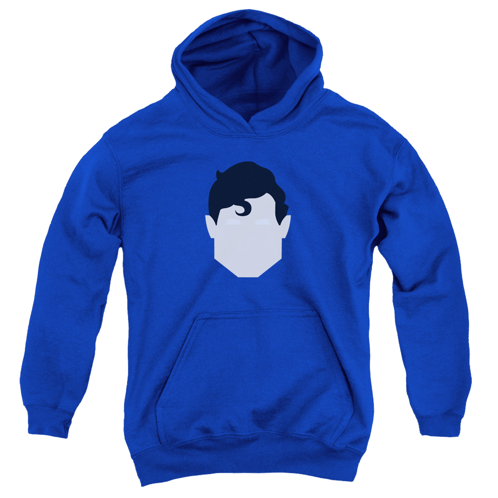 Superman Supes Head - Youth Hoodie Youth Hoodie (Ages 8-12) Superman   
