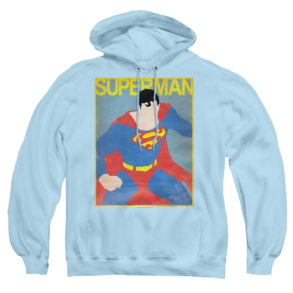 Superman Simple Sm Poster - Pullover Hoodie Pullover Hoodie Superman   