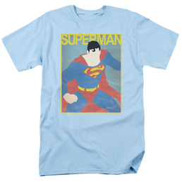 Superman Simple Sm Poster - Men's Regular Fit T-Shirt Men's Regular Fit T-Shirt Superman   