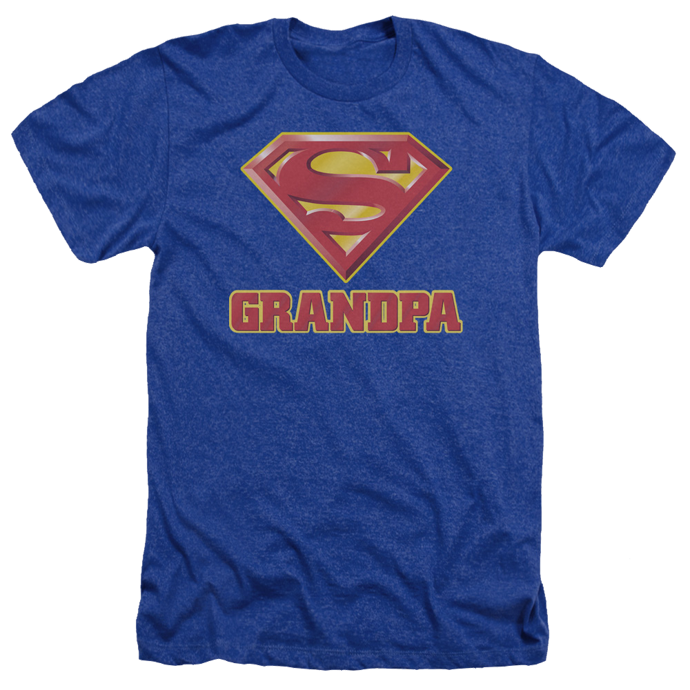 Superman Super Grandpa - Men's Heather T-Shirt Men's Heather T-Shirt Superman   