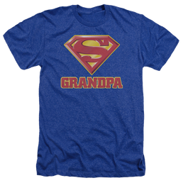 Superman Super Grandpa - Men's Heather T-Shirt Men's Heather T-Shirt Superman   