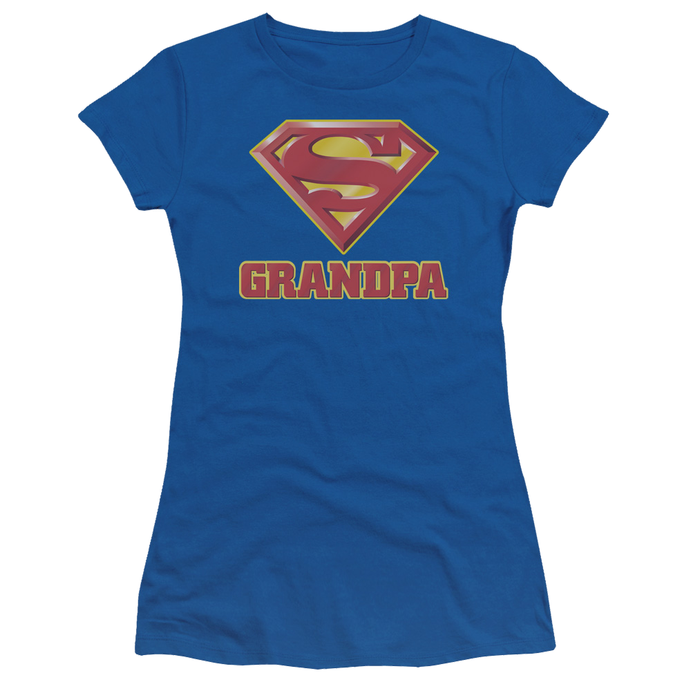 Superman Super Grandpa - Juniors T-Shirt Juniors T-Shirt Superman   