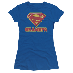 Superman Super Grandpa - Juniors T-Shirt Juniors T-Shirt Superman   