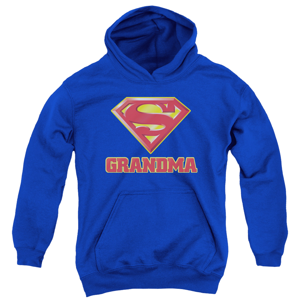 Superman Super Grandma - Youth Hoodie Youth Hoodie (Ages 8-12) Superman   