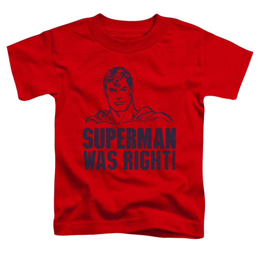 Superman Was Right - Kid's T-Shirt Kid's T-Shirt (Ages 4-7) Superman   
