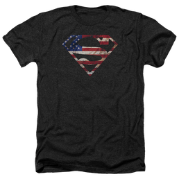 Superman Super Patriot - Men's Heather T-Shirt Men's Heather T-Shirt Superman   