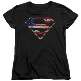 Superman Super Patriot - Women's T-Shirt Women's T-Shirt Superman   