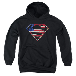 Superman Super Patriot - Youth Hoodie Youth Hoodie (Ages 8-12) Superman   