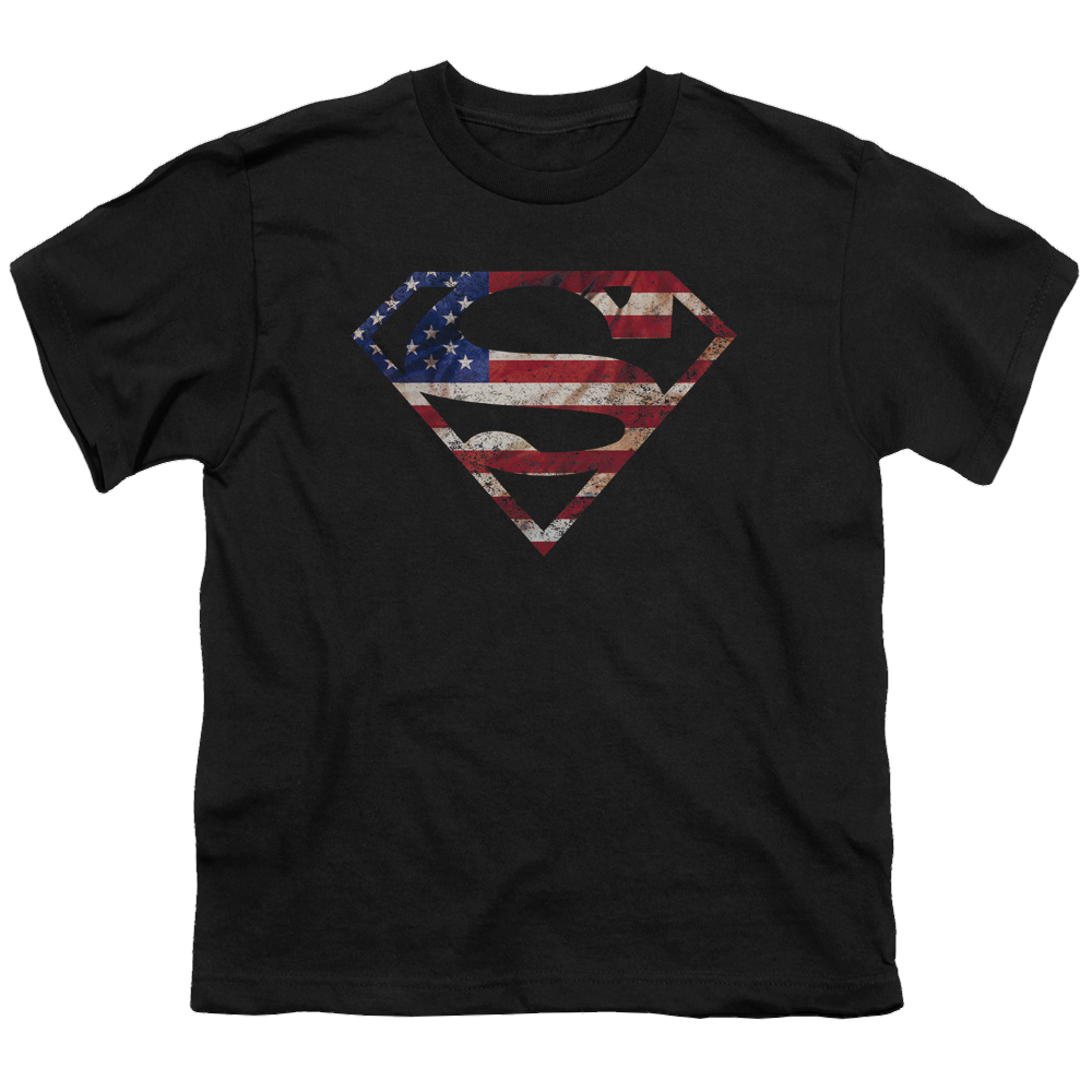 Superman Super Patriot - Youth T-Shirt Youth T-Shirt (Ages 8-12) Superman   