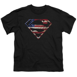 Superman Super Patriot - Youth T-Shirt Youth T-Shirt (Ages 8-12) Superman   