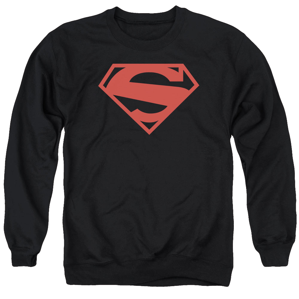 Superman 52 Red Block - Men's Crewneck Sweatshirt Men's Crewneck Sweatshirt Superman   