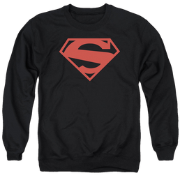 Superman 52 Red Block - Men's Crewneck Sweatshirt Men's Crewneck Sweatshirt Superman   