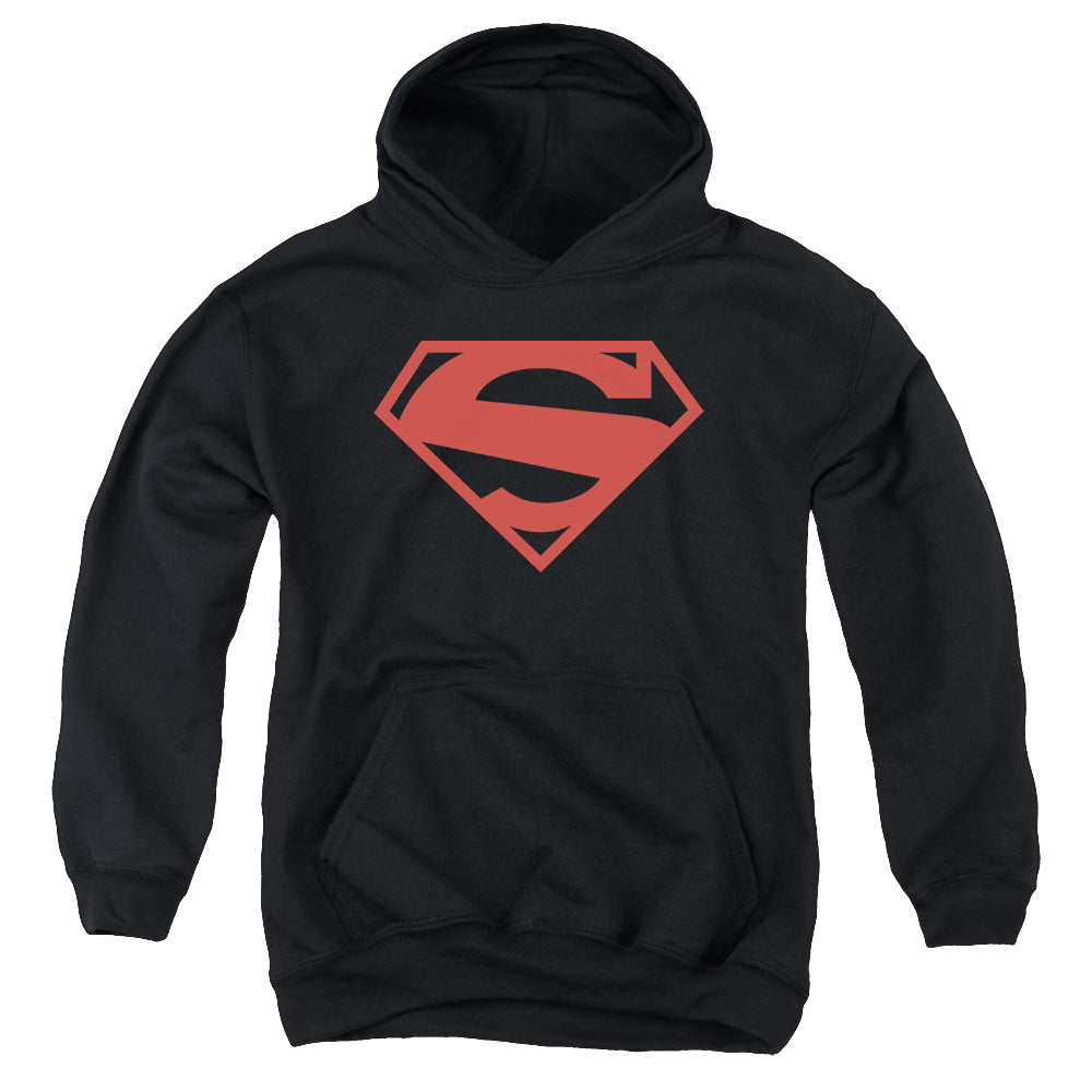 Superman 52 Red Block - Youth Hoodie Youth Hoodie (Ages 8-12) Superman   