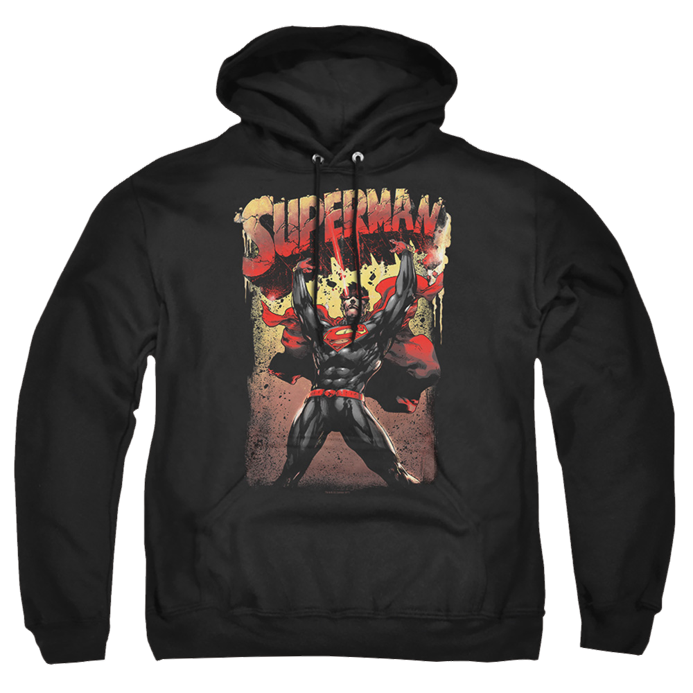 Superman Lift Up - Pullover Hoodie Pullover Hoodie Superman   