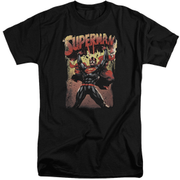 Superman Lift Up - Men's Tall Fit T-Shirt Men's Tall Fit T-Shirt Superman   