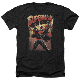 Superman Lift Up - Men's Heather T-Shirt Men's Heather T-Shirt Superman   