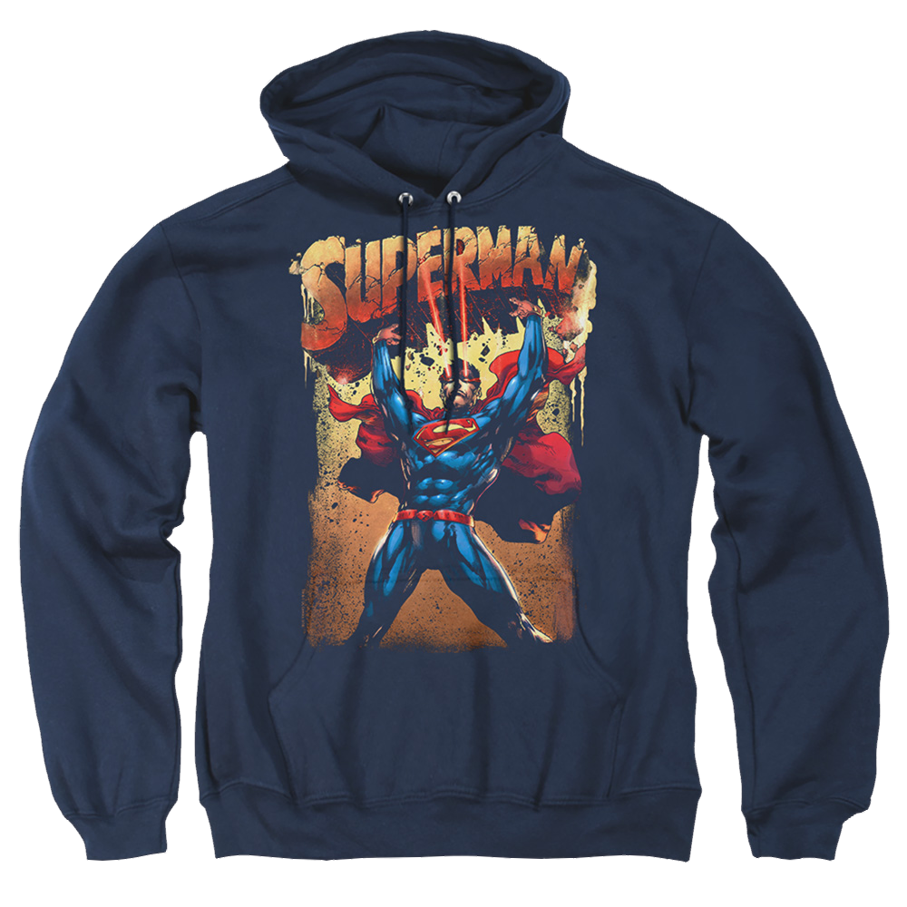 Superman Lift Up - Pullover Hoodie Pullover Hoodie Superman   