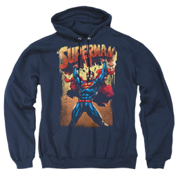 Superman Lift Up - Pullover Hoodie Pullover Hoodie Superman   