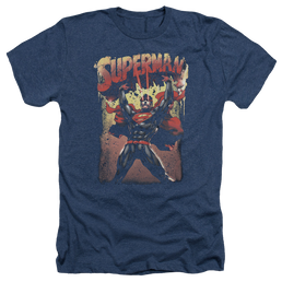 Superman Lift Up - Men's Heather T-Shirt Men's Heather T-Shirt Superman   