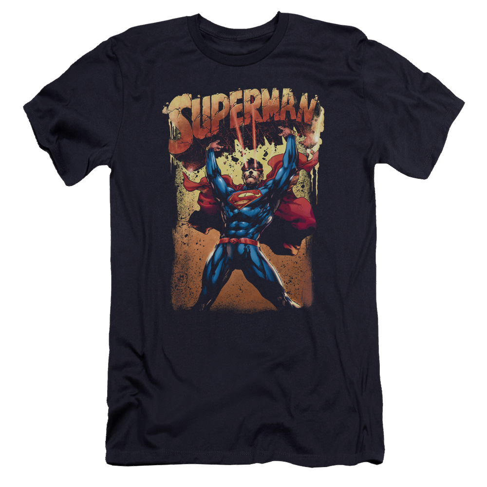 Superman Lift Up - Men's Premium Slim Fit T-Shirt Men's Premium Slim Fit T-Shirt Superman   