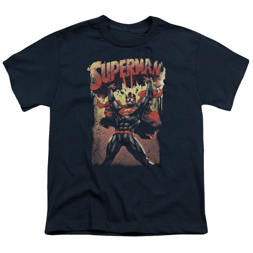 Superman Lift Up - Youth T-Shirt Youth T-Shirt (Ages 8-12) Superman   