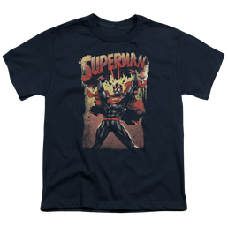 Superman Lift Up - Youth T-Shirt Youth T-Shirt (Ages 8-12) Superman   