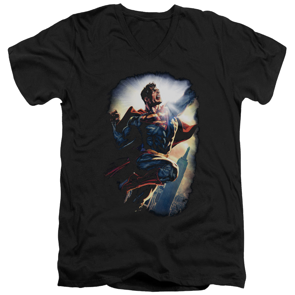 Superman Ck Superstar - Men's V-Neck T-Shirt Men's V-Neck T-Shirt Superman   