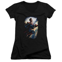 Superman Ck Superstar - Juniors V-Neck T-Shirt Juniors V-Neck T-Shirt Superman   