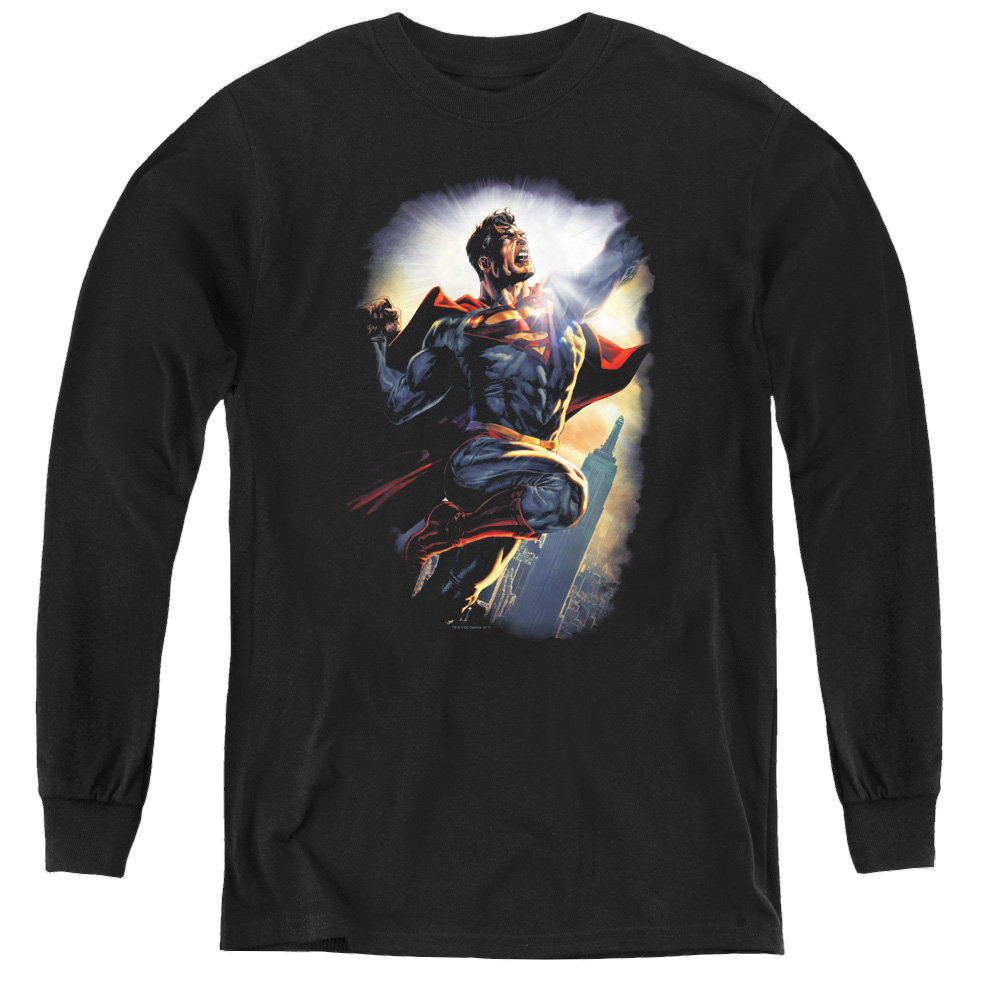 Superman Ck Superstar - Youth Long Sleeve T-Shirt Youth Long Sleeve T-Shirt Superman   