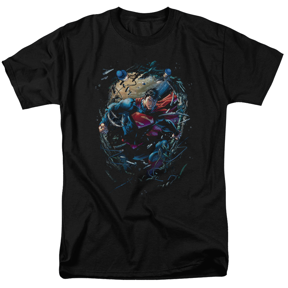 Superman Breaking Space - Men's Regular Fit T-Shirt Men's Regular Fit T-Shirt Superman   
