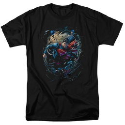 Superman Breaking Space - Men's Regular Fit T-Shirt Men's Regular Fit T-Shirt Superman   