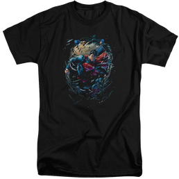 Superman Breaking Space - Men's Tall Fit T-Shirt Men's Tall Fit T-Shirt Superman   