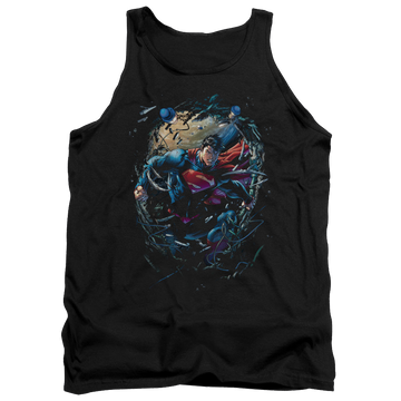 Superman Breaking Space - Men's Tank Top Men's Tank Superman   