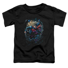Superman Breaking Space - Toddler T-Shirt Toddler T-Shirt Superman   