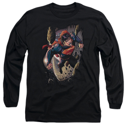 Superman Orbit - Men's Long Sleeve T-Shirt Men's Long Sleeve T-Shirt Superman   