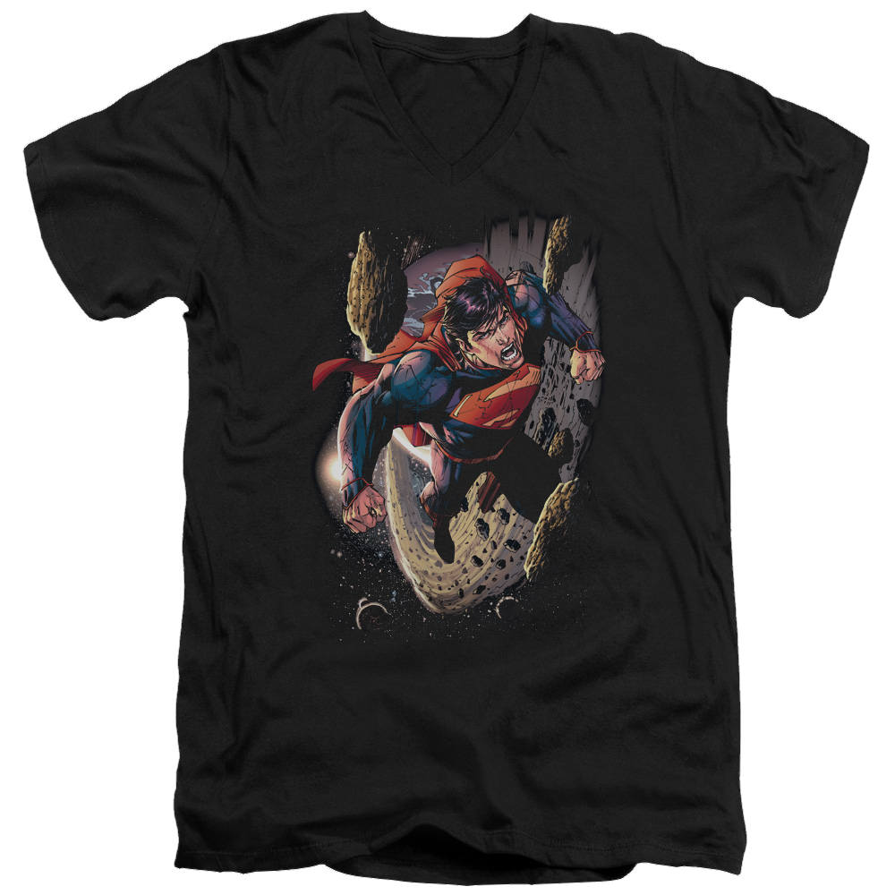Superman Orbit - Men's V-Neck T-Shirt Men's V-Neck T-Shirt Superman   
