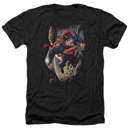 Superman Orbit - Men's Heather T-Shirt Men's Heather T-Shirt Superman   