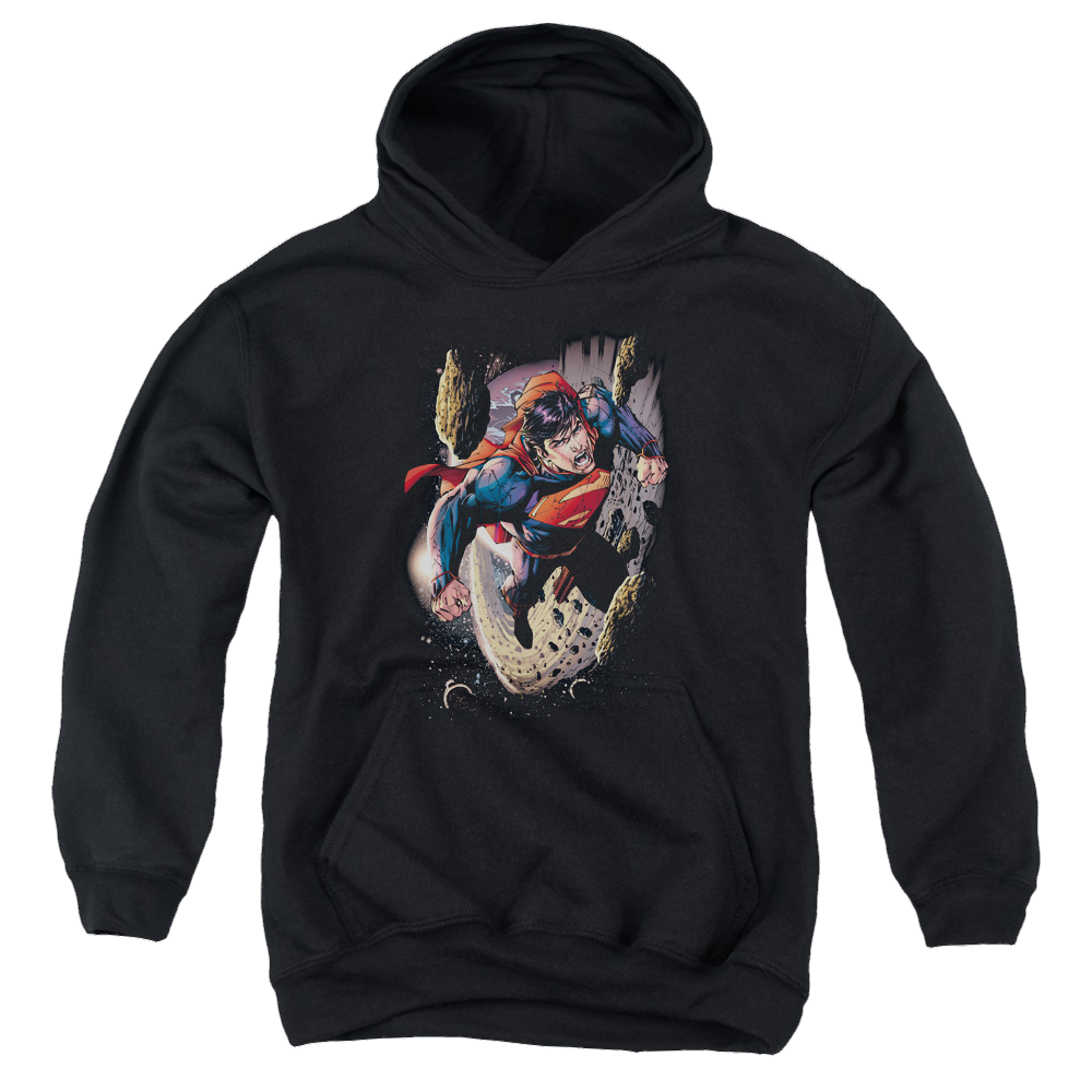 Superman Orbit - Youth Hoodie Youth Hoodie (Ages 8-12) Superman   