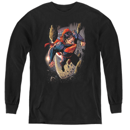 Superman Orbit - Youth Long Sleeve T-Shirt Youth Long Sleeve T-Shirt Superman   
