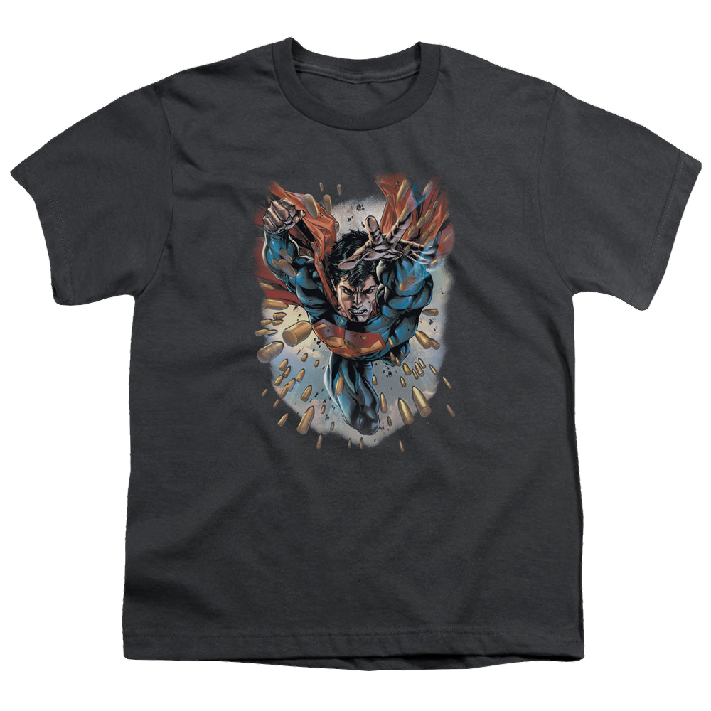 Superman Within My Grasp - Youth T-Shirt Youth T-Shirt (Ages 8-12) Superman   