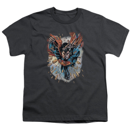 Superman Within My Grasp - Youth T-Shirt Youth T-Shirt (Ages 8-12) Superman   