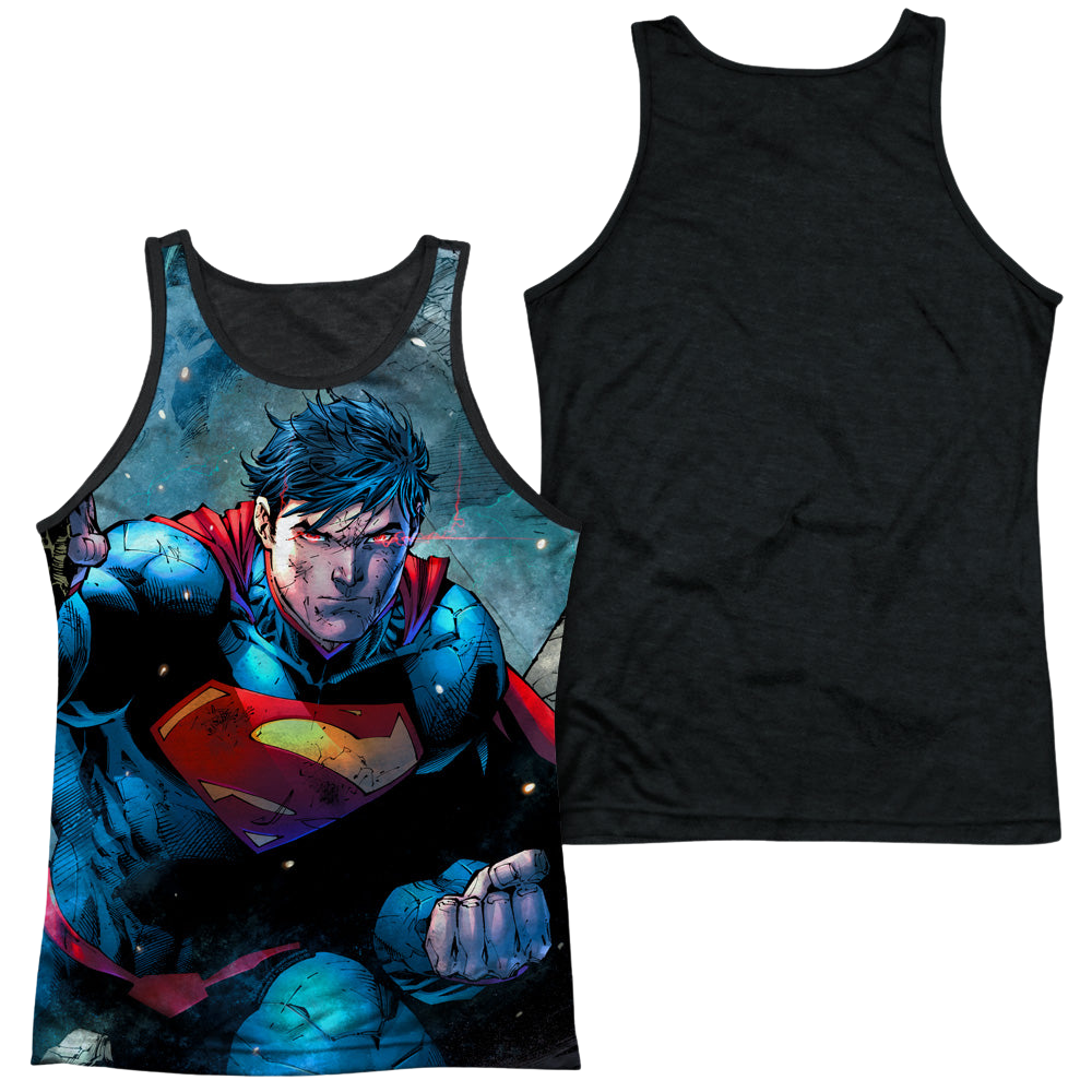Superman Rumble - Men's Black Back Tank Top Men's Black Back Tank Superman   