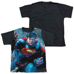 Superman Rumble - Youth Black Back T-Shirt Youth Black Back T-Shirt (Ages 8-12) Superman   
