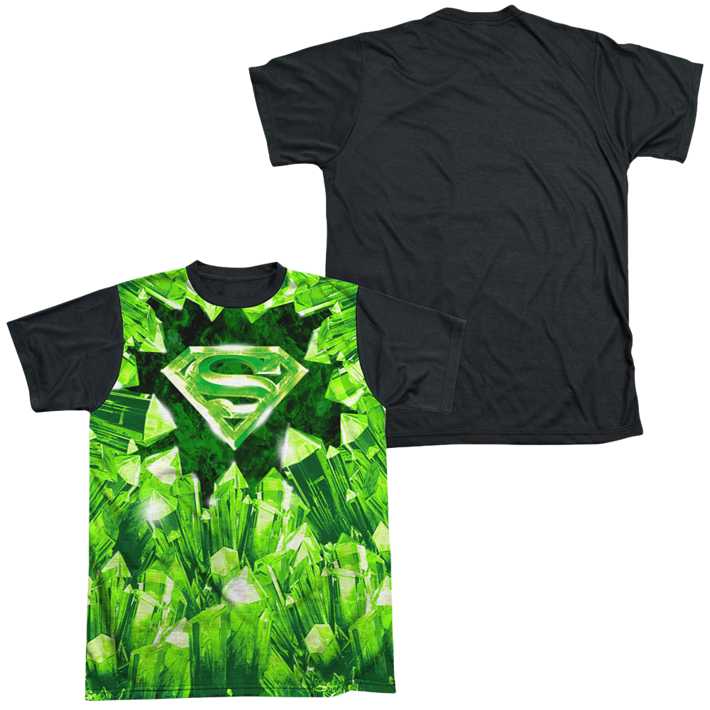 Superman Kryptonite Shield - Men's Black Back T-Shirt Men's Black Back T-Shirt Superman   