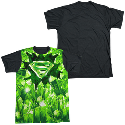 Superman Kryptonite Shield - Men's Black Back T-Shirt Men's Black Back T-Shirt Superman   