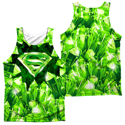 Superman Kryptonite Shield (Front/Back Print) - Men's All Over Print Tank Top Men's All Over Print Tank Superman   