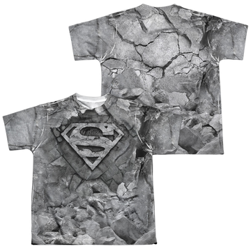 Superman Rock & Rumble youth all-over print t-shirt for ages 8 to 12