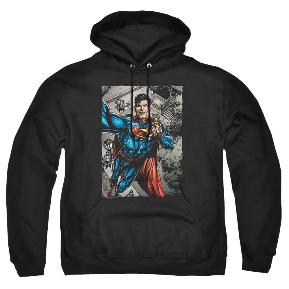 Superman Super Selfie - Pullover Hoodie Pullover Hoodie Superman   